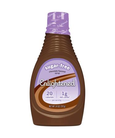 Enlightened Sugar Free Syrup, Chocolate, 14 Fl Oz (Pack Of 1)