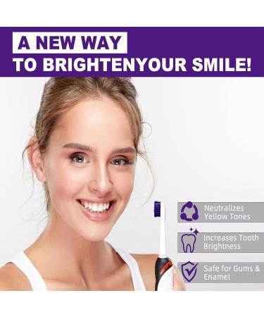 Purple Teeth Whitening Mouthwash Color Corrector Purple Toothpaste for Teeth Whitening Tooth Stain Removal Purple Toothpaste (2pcs) - Buy Online on GoSupps.com