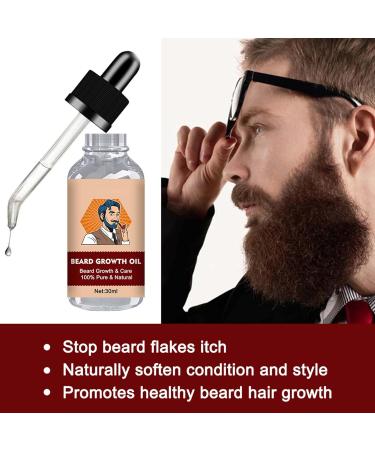 Beard oil for men growing beard oil for men growth 30 ml beard care beard moisturizer for men Grow a stronger thicker and fuller beard faster create it - Buy Online on GoSupps.com