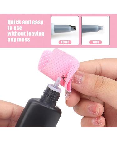 Qufiiry 300 Lint-Free Nail Towels & Cotton Pads - Perfect for Gel Nail Polish Removal (Pink) - Buy Online on GoSupps.com