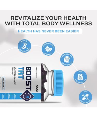 (2 Pack) Boost TRT Maximum Strength Performance Gummies BoostTRT Gummy Supplement Boost TRT Maximum Strength Advanced Shilajit Multivitamin Supplement BoostTRT Health Gomitas (2 Month Supply) - Buy Online on GoSupps.com