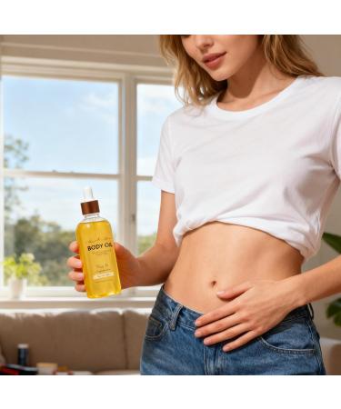After-Shower Body Oil | 100 ml Moisturizing Beauty Products | Moisturizing body oil for sensitive skin for nighttime and morning hydration of sensitive and oily skin legs and - Buy Online on GoSupps.com