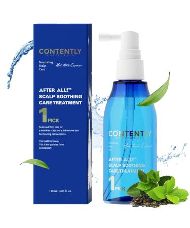 AFTER ALL! Scalp Soothing Care Treatment | Daily Scalp Cooling Tonic with Probiotics & Ginger Extract For Itchy & Flaky Scalps | 4.06 fl.oz.