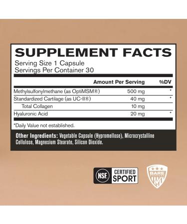 BARE PERFORMANCE NUTRITION BPN Strong Joints Joint Support Capsules 30 Day Supply + Recover Post-Workout Muscle Recovery Drink Mix Fruit Punch 25 Servings | Mobility + Recovery Bundle - Buy Online on GoSupps.com