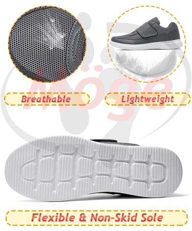 Comfortable Men's Slip-On Walking Shoes for Plantar Fasciitis | Stylish Arch Support Casual Slippers - Pain Relief in Blue - Buy Online on GoSupps.com