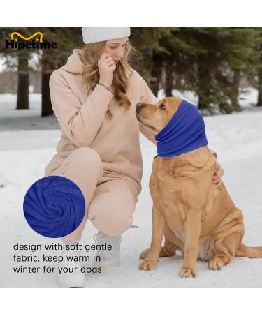 Dog Scarf & Earmuffs - Cozy Neck & Ear Warmer for Comfort | Calming Dog Hoodies in Blue - International Shipping - Buy Online on GoSupps.com