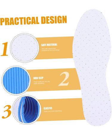 FRCOLOR 6 Pairs Sweat-Absorbing Thin Insoles - Odorless Shockproof Shoe Inserts for Women | Universal Acessory for Sports & Comfort - Buy Online on GoSupps.com
