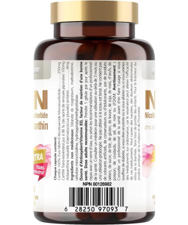 Vita-NuAge - NMN20000 Enhanced with 98% Trans-Resveratrol & Astaxanthin 100% Ultra High Purity 250mg NMN per Capsule for a Powerful NAD+ Boost. Elevate Cellular Energy Fortify Immunity and Embrace Healthy Aging (80 Count) 80 count (Pack of 1) - Buy Online on GoSupps.com