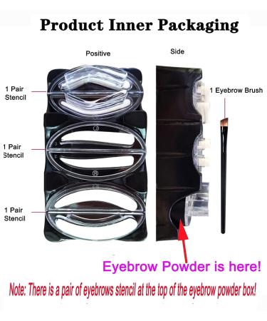 Waterproof Eyebrow Stamp Powder Seal - 301 Light Brown - Buy Online on GoSupps.com