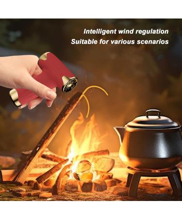 Alomejor Mini Fan: Portable Bladeless Hair Dryer for Pets | 4 Wind Levels 1100mAh Battery - Ideal for Cats & Dogs (Red - Buy Online on GoSupps.com