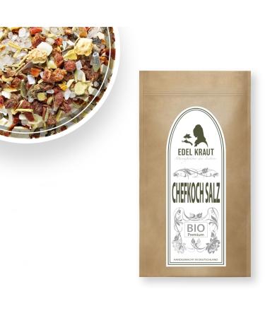 Organic Chef Salt in Premium Glass - 150g | Noble Herb - 100% Natural & Additive-Free Spices | Controlled Biological Cultivation - Buy Online on GoSupps.com