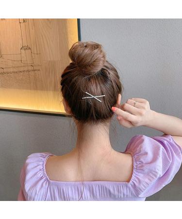 9-Piece X-Shaped Crystal Hair Pins | Rhinestone Bobby Pins | Sparkly Hair Decorations for Women and Girls - Buy Online on GoSupps.com