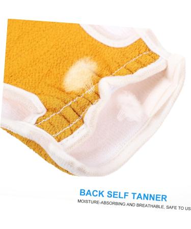 NOLITOY 2 Sets Exfoliating Back Scrubber - 3pcs Glove Pull Back Shower Towel & Loofah Sponge Belt - Mesh Bath Back Strip Yellow 85x9.5CM - International Shipping Available - Buy Online on GoSupps.com