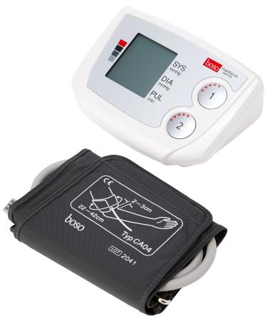 Boso Medicus Family-partner blood pressure monitor with 2 memory places large display and arrhythmia detection-including universal cup (22 42cm) - Buy Online on GoSupps.com