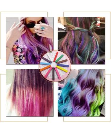 Trimming Shop Temporary Hair Chalk Colour Pastel Hair Dye - Non-Toxic Halloween Salon Hair Color Set - Washable Dye Pack for Birthday & Makeup - 6pcs, Pack of 1 - Buy Online on GoSupps.com