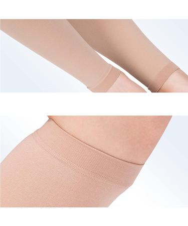 Medical Compression Socks Closed Toe Super Elastic Non-Slip Performance Sports for Adult Women Improve Blood Circulation Lower Extremity Edema Black XL (Black XL) Black X-Large - Buy Online on GoSupps.com