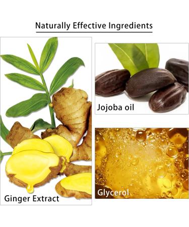 Ownest 3 Pack Ginger Massage Oil - 100% Pure Natural Lymphatic Drainage Oil | SPA Relaxation & Cold Relief - 30ml - Buy Online on GoSupps.com