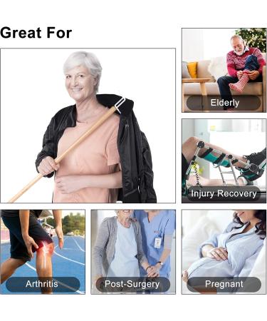 Dressing Stick Sock Remover Tool - Independent Living Aid for Shoes, Socks, Shirts, and Pants - Buy Online on GoSupps.com