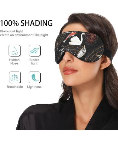 Adjustable Light Blocking Eye Mask for Deep Sleep | Breathable Travel Mask for Men and Women | Ideal for Business Trips, Yoga, and Meditation - Buy Online on GoSupps.com