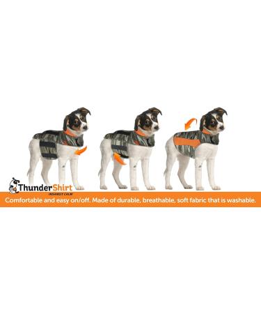 Thundershirt Polo Dog Fear Jacket | Veterinarian Recommended Solution for Fireworks Thunder Travel & Separation | Camo (Size S: 15-25 lbs) - International Shipping Available - Buy Online on GoSupps.com