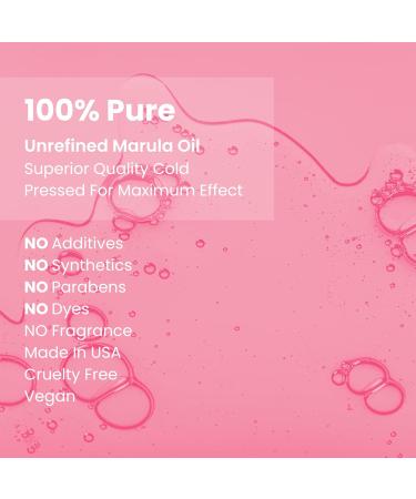 100% Pure Cold-Pressed Marula Oil - Lightweight Anti-Aging Moisturizer for Face Hair & Body | 1 oz - Buy Online on GoSupps.com