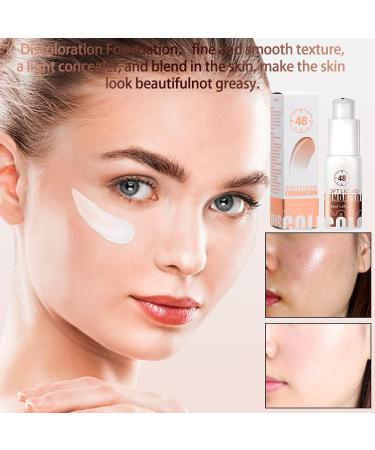 Color-Changing Complexion Full Coverage Makeup Face Cream 30ml | Temperature-Sensitive Oil-Control Complexion with Anti-Dark Circle Properties for Women - Buy Online on GoSupps.com