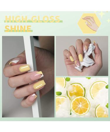 Pink White Green Glitter Gel Nail Polish Set - 10 Bottles Salon Quality DIY at Home CT02 - Buy Online on GoSupps.com