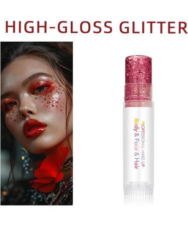  Bestauty Beauty Glitter Stick for Makeup (Red Pink 15g) - Buy Online on GoSupps.com