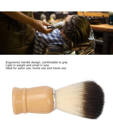 Handmade Shaving Brush for Men - Wooden Handle Beard Design Fast Foam & Care Tool - Buy Online on GoSupps.com