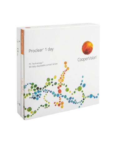 Proclear 1 Day daily lenses soft 90 pieces / BC 8.7 mm / DIA 14.2 / -1.00 diopters
