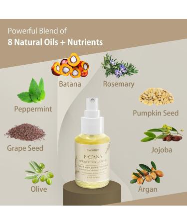 Dr. Sebi Batana Oil Spray for Natural Hair Growth | Rosemary Pumpkin Seed & Jojoba | Leave-in Conditioner for Thicker Fuller Hair & Dry Scalp Treatment - International Shipping Available - Buy Online on GoSupps.com