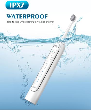 AGPTEK Electric Toothbrush & Water Flosser Combo | 3 Modes Cordless Oral Cleaner | IPX7 Waterproof | Ideal for Teeth Gums & Braces | 500ml Water Tank - Buy Online on GoSupps.com