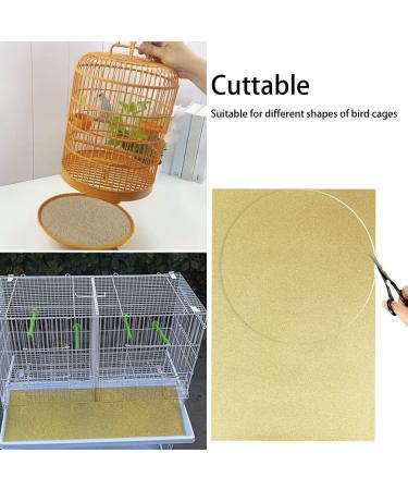 DVECUE Gravel Paper for Bird Cage 11x17 Inch - 10 Pack Absorbent Liner Sheets - Buy Online on GoSupps.com