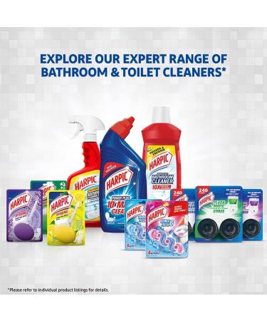 Harpic Flushmatic In-Cistern Toilet Cleaner Blocks Citrus - 150 g | Toilet Flush Cleaner Balls 3 count (Pack of 1) Citrus Blocks - Buy Online on GoSupps.com