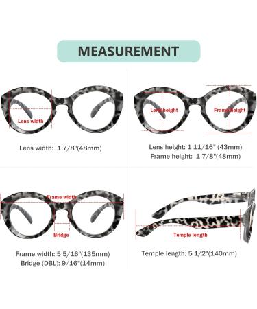Shop Eyekepper 4-Pack Round Reading Glasses for Women | Stylish Large Frame +1.75 Diopters - International Shipping Available - Buy Online on GoSupps.com