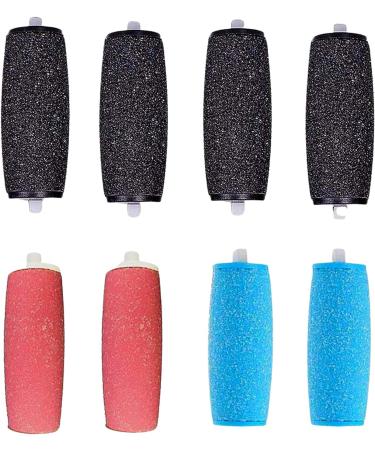 Replacement Rollers Heads Refills for Electric Foot File Compatible with Scholl Express Pedi Foot File Extra Coarse Regular and Smooth (Mixed 8.00) Mixed 8 - Buy Online on GoSupps.com