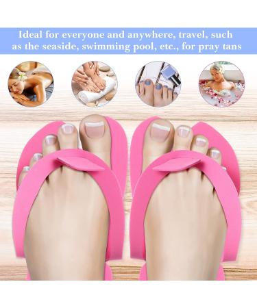 JaGely 90 Pairs Disposable Pedicure Slippers | Anti-Slip Spa Sandals for Women, Girls, Kids | Foot Bath Nail Salon Party Supplies - 9 Colors - Buy Online on GoSupps.com