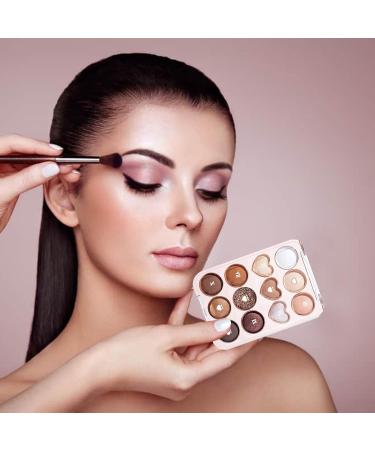 Matte Glitter Eyeshadow Palette Newest Matte Makeup Eyeshadow Palle | 12 Colors Eye Make-up Palette Natural Colors Make Up Eye Shadows #03 - Buy Online on GoSupps.com