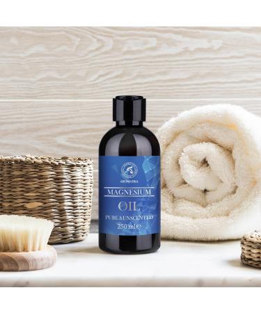 Magnesium Oil 250ml - Pure Body & Massage Oil | Natural Skin Care & Relaxation | Perfect for Sports - Buy Online on GoSupps.com