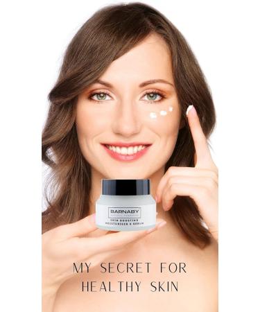  Barnaby Natural Cosmetics Barnaby Skincare Moisturising Face Cream & Anti Aging Serum Rich Day Cream Night Cream Reduces Wrinkles Stains With Vitamin E & Hyaluronic Acid - Buy Online on GoSupps.com