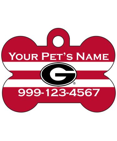 Georgia Bulldogs Pet Id Dog Tag | Personalized for Your Pet | Officially Licensed
