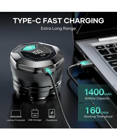 Head Shavers for Bald Men - Kensen 6D Waterproof Electric Razor Close Shave LED Display Type-C Charging Easy Clean | Ideal for Wet/Dry Use - Buy Online on GoSupps.com