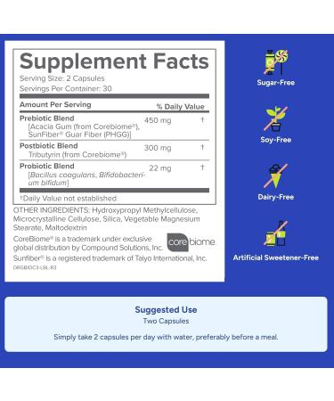 Gundry MD Bio Complete 3 - Prebiotic Probiotic Postbiotic to Support Optimal Gut Health 30 Day Supply (90 Day Supply) - Buy Online on GoSupps.com