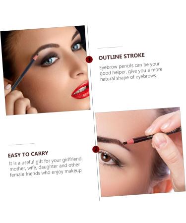 SOESFOUFU Black Colored Pencils 10pcs Eyebrow Pencil Facial Tools Eyebrow Peel- off Pencil Eyebrow Pens Crayon Girl Miniature - Buy Online on GoSupps.com