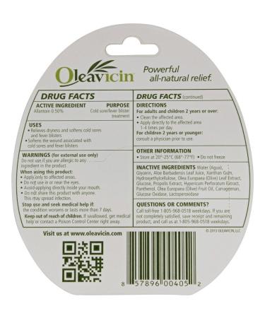 Oleavicin Gel Soothing 0.12 oz - Buy Online on GoSupps.com