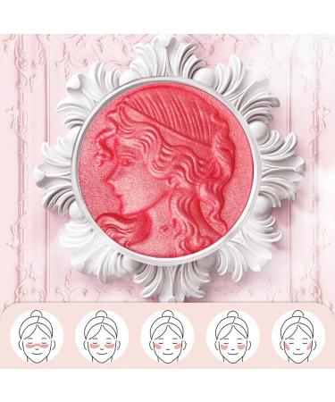 Embossed Smooth Powder Blush Palette For Cheeks Embossed Girl Blush for Cheeks Matte Face Powder Blush Palette Natural Makeup Long Lasting Blush for Cheeks Powder Blush for All Skins (Pink+Orange) - Buy Online on GoSupps.com
