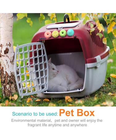 Newwyt 4Pcs Pet Odor Absorbing Solid Air Freshener Cat Litter Deodorizer Litter Box Odor Eliminator for Bathroom Pet House Car Plastic+TPR - Buy Online on GoSupps.com
