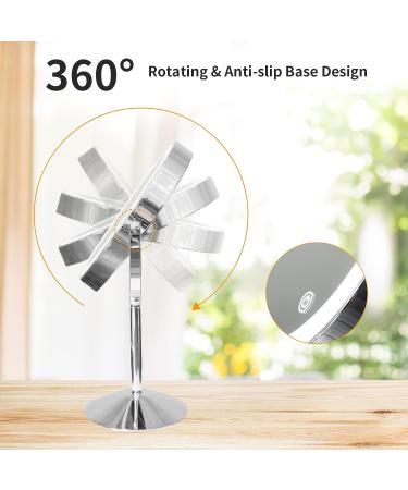 Illumaxinf Makeup Mirror with Lights - 10X Magnifying, Rechargeable, 3 Color Lighting, USB - Buy Online on GoSupps.com