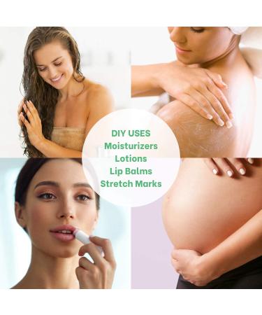 Bulk Organic Cocoa Butter 10 lb - 100% Natural Unrefined Pure | Moisturize Skin Reduce Stretch Marks Ideal for Cooking & DIY - Buy Online on GoSupps.com