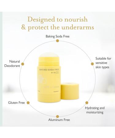 milk + honey Baking Soda Free Deodorant No. 05 Aluminum Free Deodorant for Women and Men Natural Deodorant with Lemon and Vanilla Scent 2.6 Oz Baking Soda Free / Lemon Vanilla - Buy Online on GoSupps.com